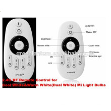 Controlador remoto RF sensible al tacto, control de hasta 4 zonas WW / CW colores